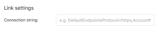 Hinzufügen der Verbindungszeichenfolge im App Center