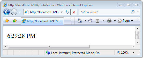 Zwischengespeicherte Zeit
