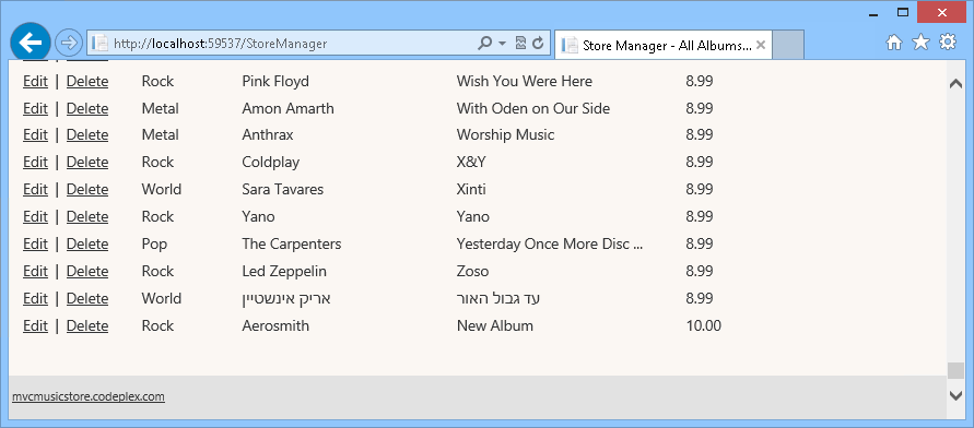 Neues Album erstellt
