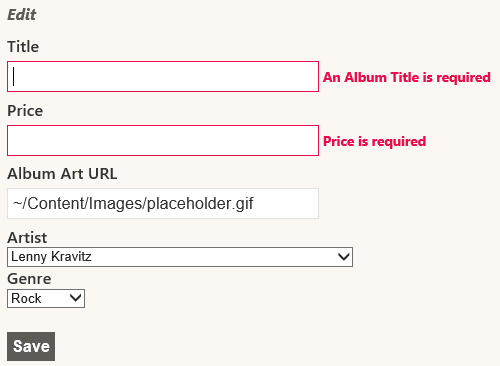 Überprüfte Felder auf der Seite 
