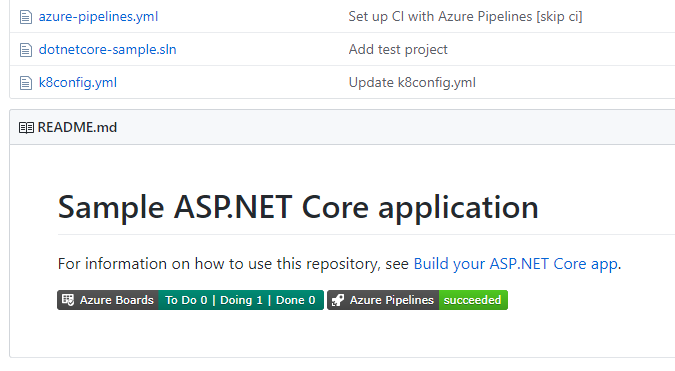 Badge in einer INFODATEI auf GitHub Badge in einer INFODATEI auf GitHub.