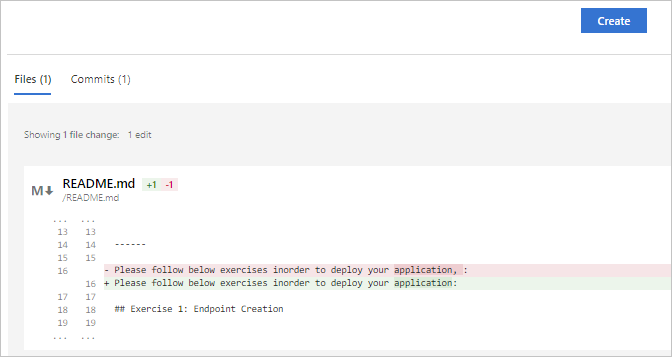 Dateien in der Pull-Anforderung