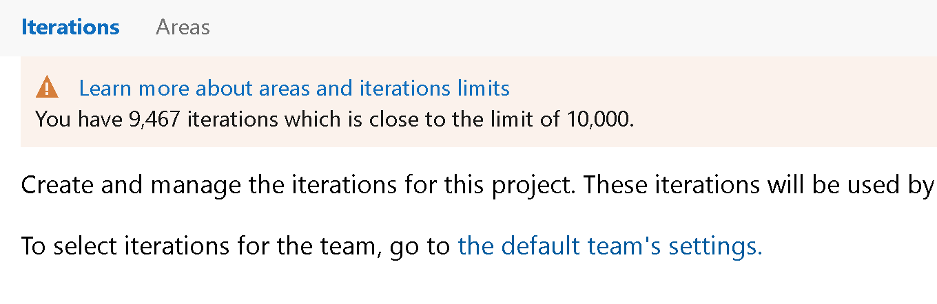 Screenshots der Bereichs- und Iterationspfade.