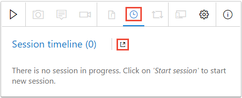 Screenshot, der das Öffnen der Seite mit den Erkenntnissen aus der Erweiterung zeigt.