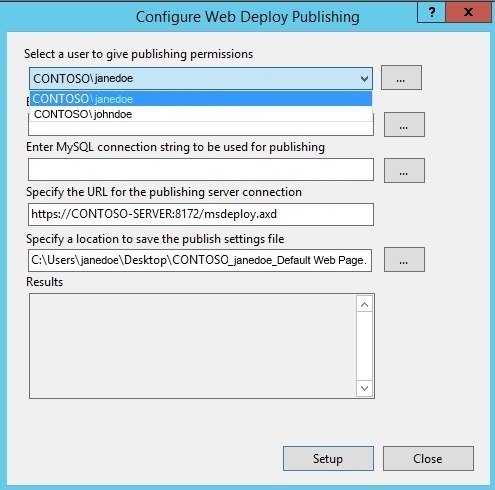 Screenshot des Bereichs