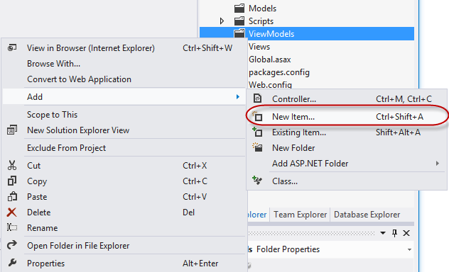 Adding a new Class Adding a new Class