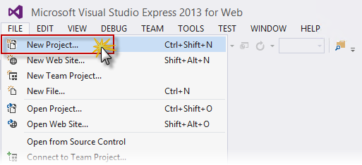 Creating a New Project Creating a New Project