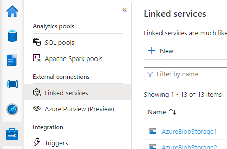 Screenshot of set up Hive Metastore linked service.