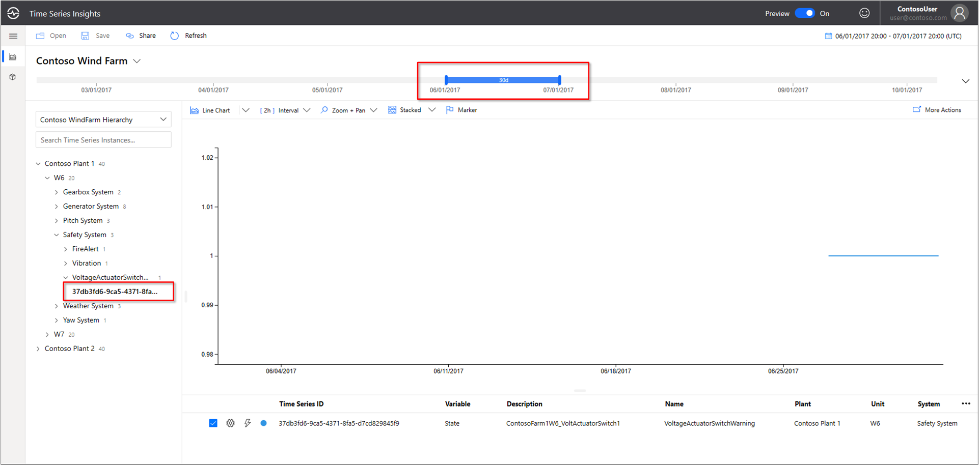 Change the view range and select W6