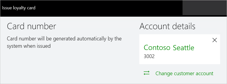 Automatically generate loyalty card number Generate loyalty card.
