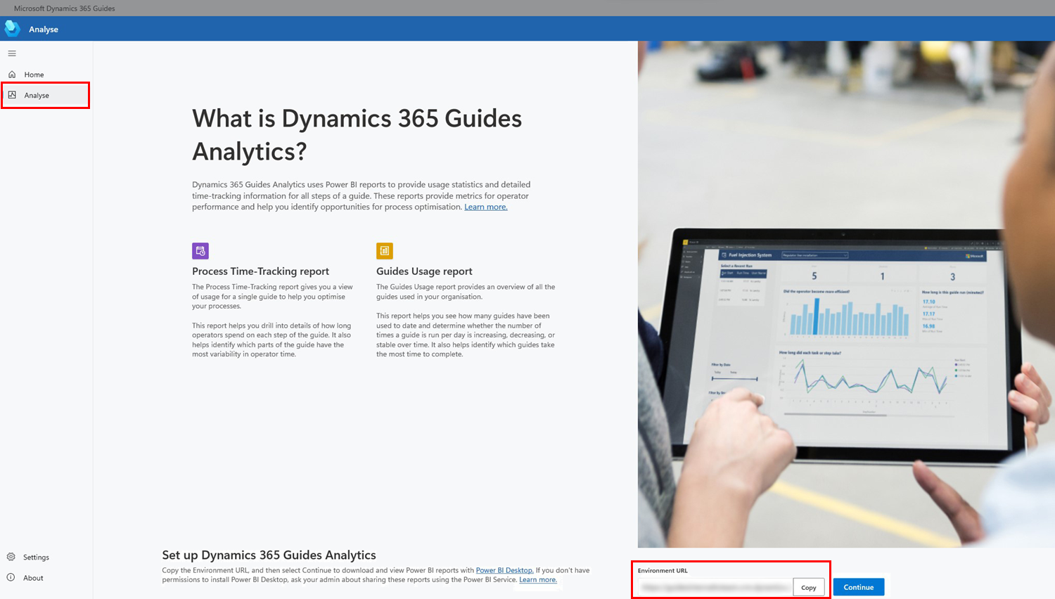 Analyze tab Analyze tab.