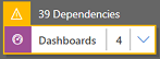 Missing component warning on the app designer tile Missing component warning on the app designer tile.
