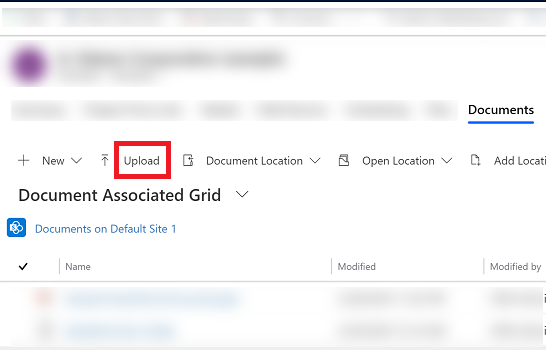 Upload documents Upload documents.