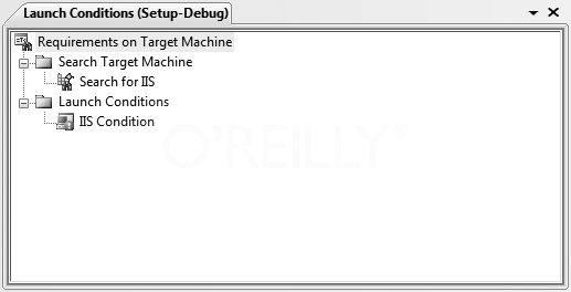 Setting up a conditional install