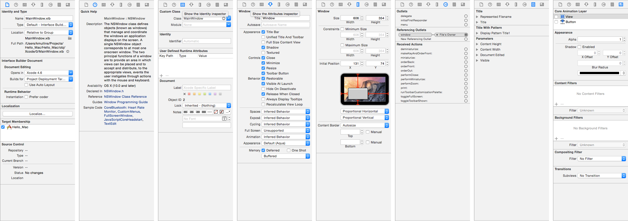 An overview of all Inspectors