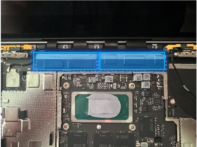 Screenshot that shows RF lid walls positioned with perforated side facing away from display.