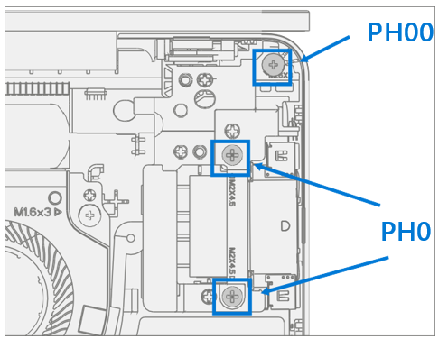 Screenshot that shows installing right bracket screws (two long one short) over Surflink.