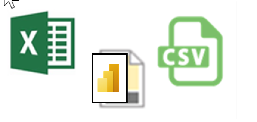 Screenshot of data from flat files icons.