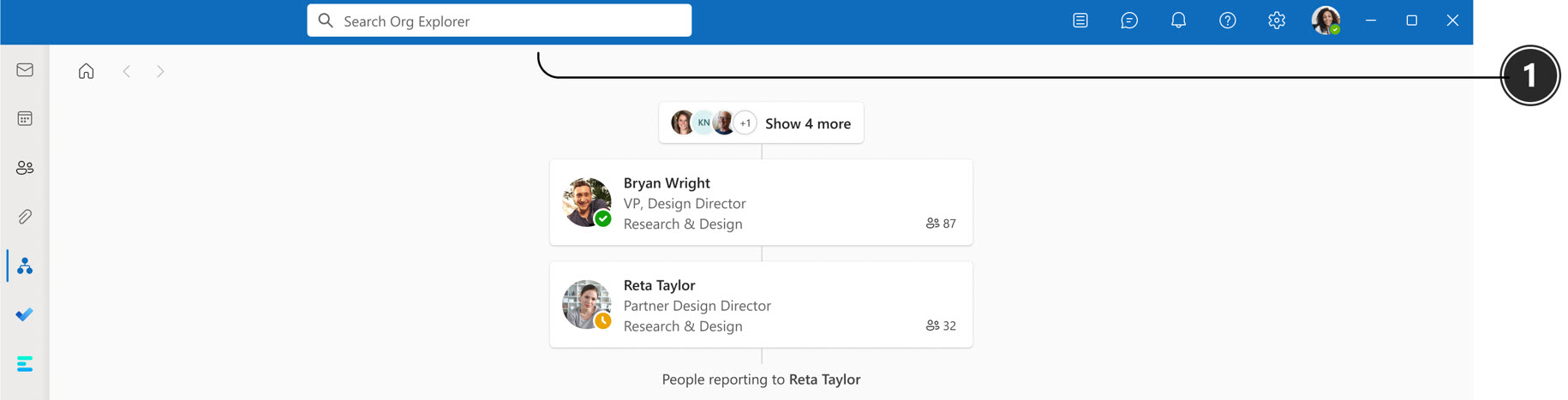 Org Explorer in Outlook
