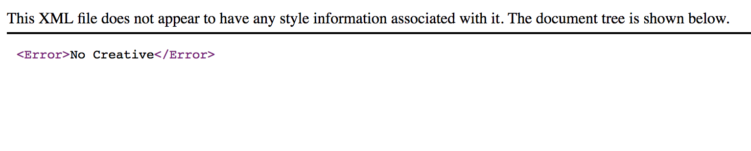 Screenshot of an xml file that cant be run.