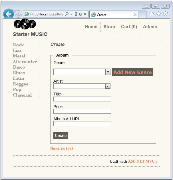 Imagen de U I en una ventana del explorador