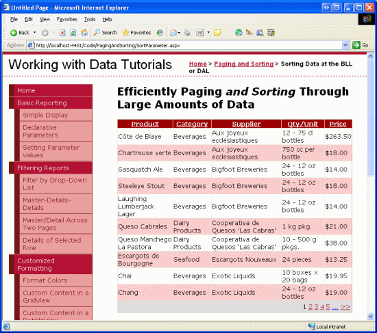 Los resultados ahora se pueden ordenar por proveedor