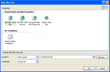 Criar um novo arquivo no site da web System-Based