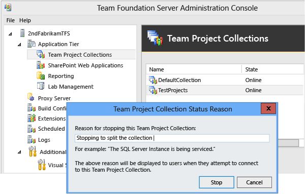 Parar a interface de coleta