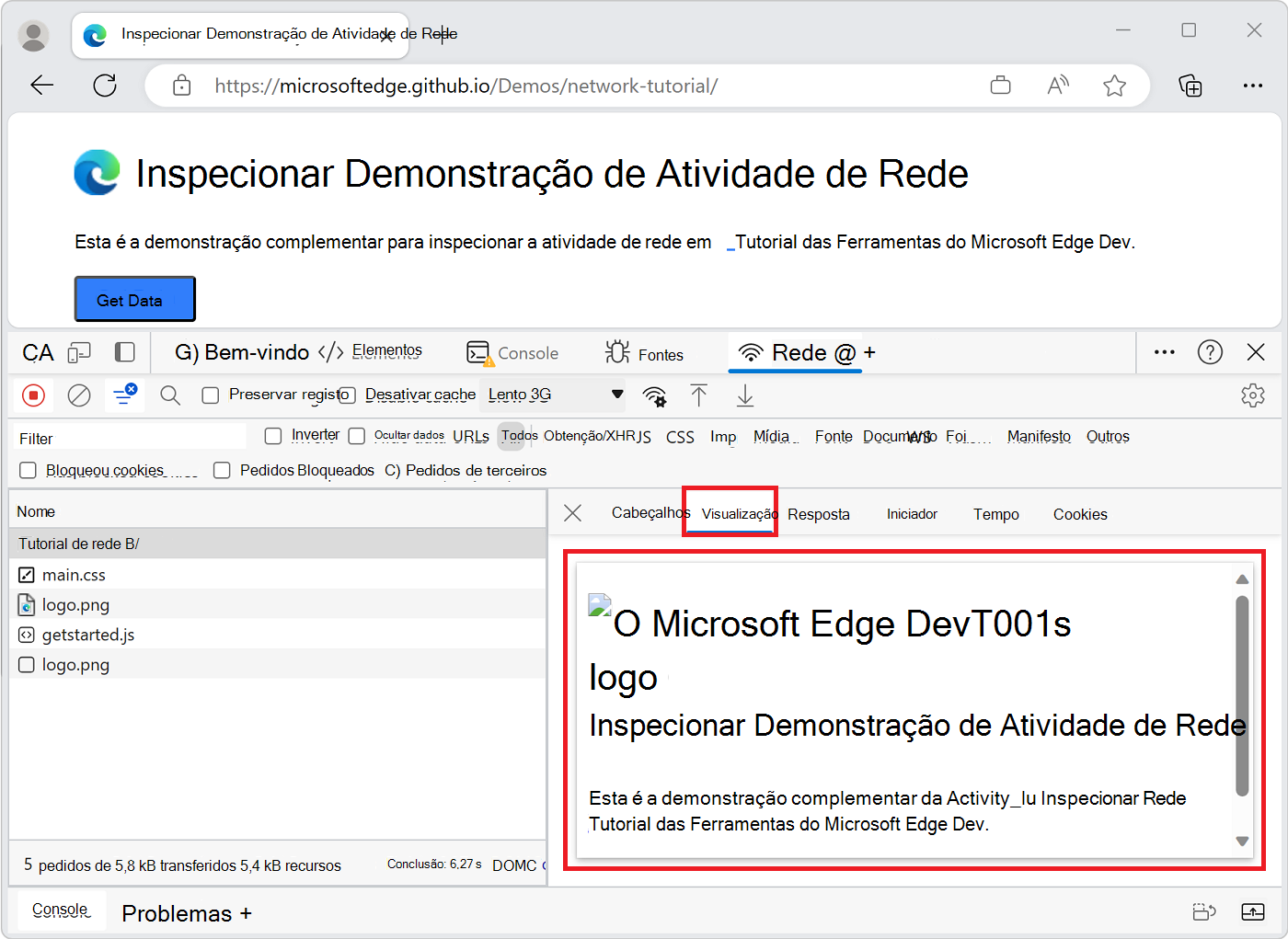 O painel Pré-visualizar
