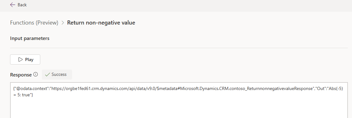 Resposta da fórmula Power Fx Abs