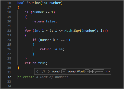 Captura de tela mostrando a palavra