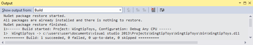 Criar a camada de acesso a dados – Janelas de saída