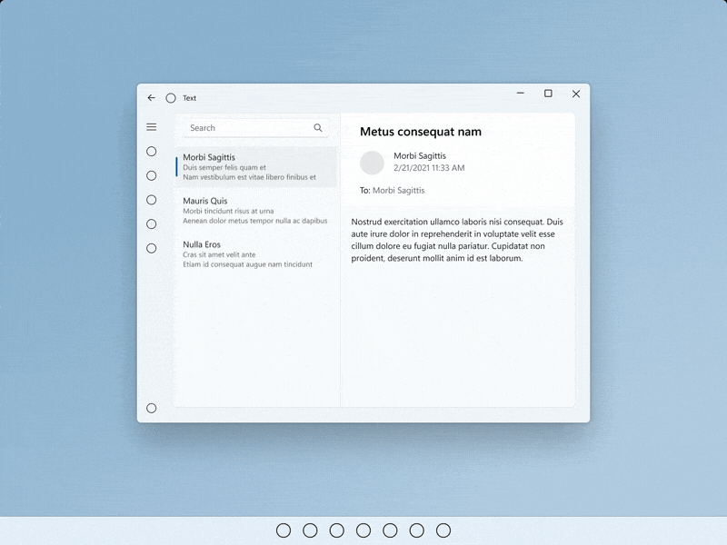 GIF animado do utilizador a puxar para baixo uma coleção de objetos para atualizar [2].